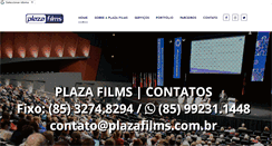 Desktop Screenshot of plazafilms.com.br