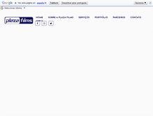 Tablet Screenshot of plazafilms.com.br